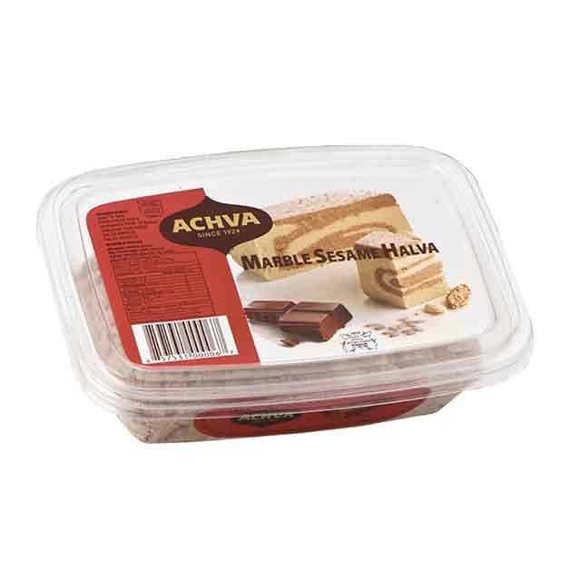 Achva - Marble Sesame Halva(Vanilla & Chocolate Flavored).