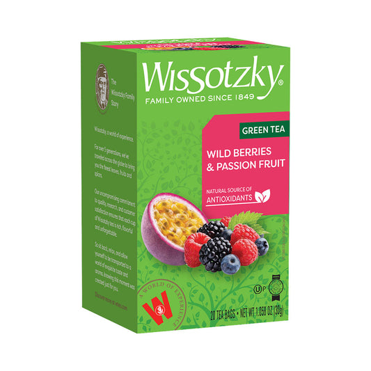 Wissotzky Wild Berries Passion Fruit Green Tea 20 Bags